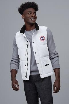 Chamarras Canada Goose Hombre Mexico - PBI Freestyle Chalecos Blancos ML5319742